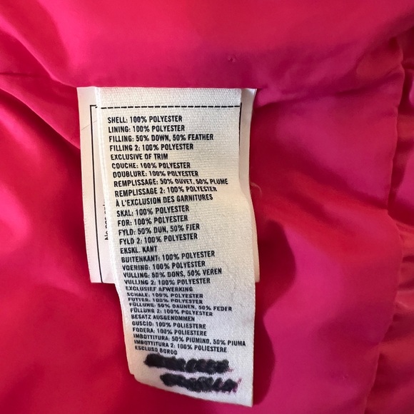 Adorable! Girls Abercrombie xl down puffer vest. Pink - Picture 10 of 12